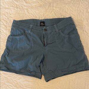 Kuhl Born in the mountains - Blue Cargo Shorts Mid-Thigh Length Cotton Blend